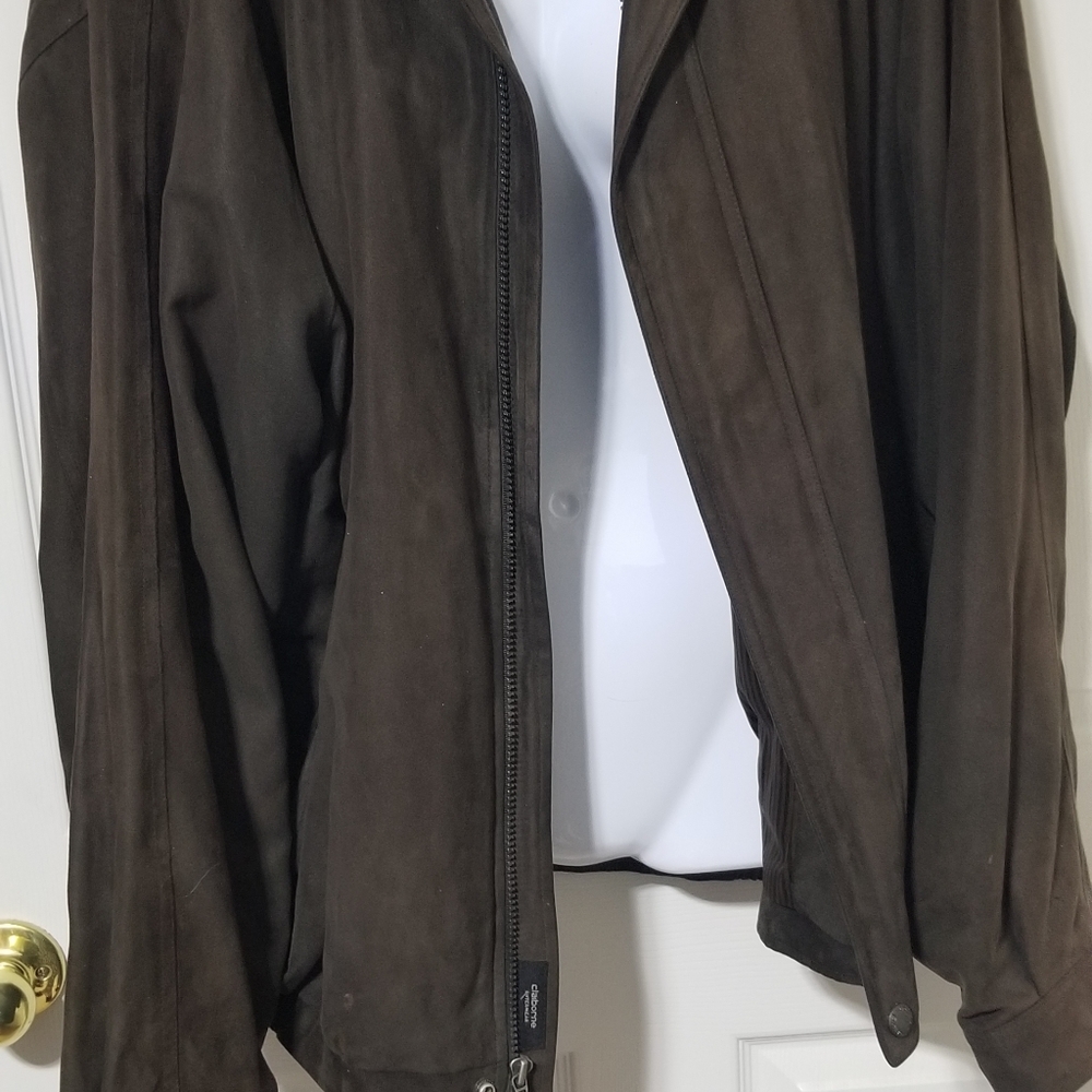 Mens Claiborne Suede fully lined jacket